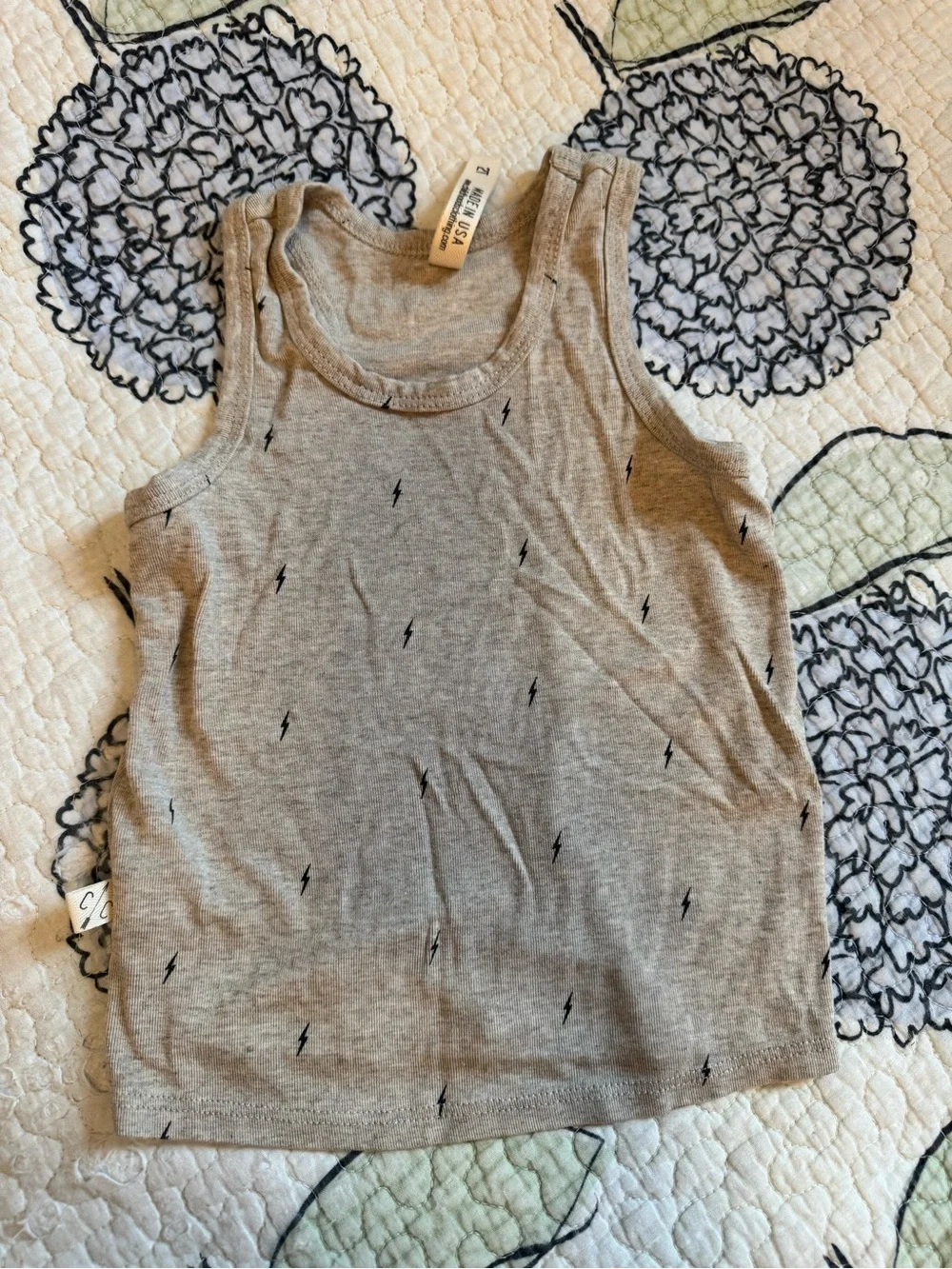 Childhood Clothing Tank Top & Shorts Matching Set, 2T, Thunderbolts